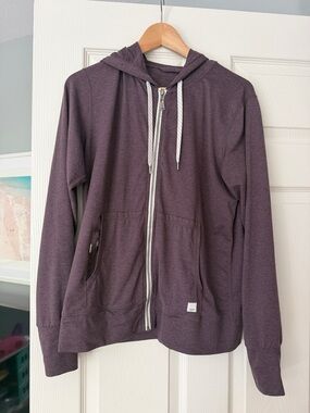 Vuori Plum Zip-Up Hoodie